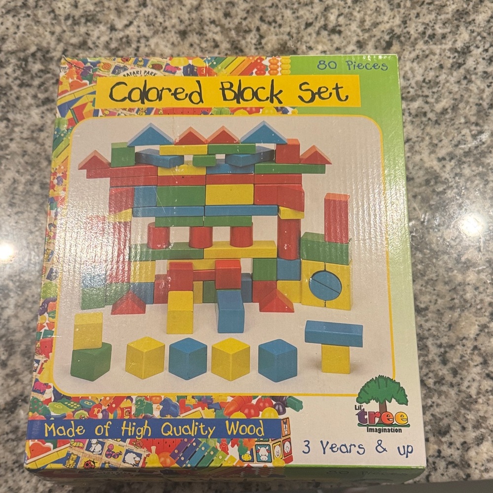 Colored Block Set - Multicolor